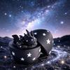 3D Print Cute Dadling Galaxy Starry Dragon+Dragon Egg Model Plastic Ornaments Table Top Decoration Sculpture Ornaments Festival Gifts view 1