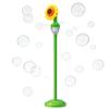 Street Lamp Bubble Machine, 2026 New Automatic Bubble Machine Stand with Light Music, Adjustable Standing Bubble Maker Blower Torch-Shaped for Outdoor Party Birthday Wedding (Yellow Sunflowers) view 1