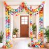 TaoBary Rainbow 1000 Sheet 3.15x10.63 in Paper Chain Garland Strip Construction DIY Craft Paper Chain for Home Classroom Birthday Holiday Party Decor Supplies with Double Side Tape view 1