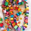 TaoBary Rainbow 1000 Sheet 3.15x10.63 in Paper Chain Garland Strip Construction DIY Craft Paper Chain for Home Classroom Birthday Holiday Party Decor Supplies with Double Side Tape view 2