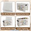 KSDUT Boho Girl Nursery Foldable Storage Bins Box with Handles, Sisters Make the Best Friends Collapsible Foldable Basket Organizer for Girls Room Bedroom Bathroom Playroom Clothes Books view 4