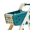 Yunmeryker Kids Shopping Cart Toy Shopping Trolley Toy Deluxe Supermarket Handcart Toy for Preschool Ages 3 and Up Early Educational, Blue view 3