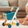 Yunmeryker Kids Shopping Cart Toy Shopping Trolley Toy Deluxe Supermarket Handcart Toy for Preschool Ages 3 and Up Early Educational, Blue view 4