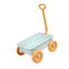 FashionCha Wagon Toy Pretend Outdoor Toy Vehicle Push Pull Cart Trolley Sand Game Educational Toy with Easy Portability Suitable for Summer Beach, Blue view 1