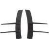 Keenso Front Bumper Canard, ABS Carbon Fiber Style Universal Airflow Spoiler for Car, with Self Adhesive Tape for Easy Installation view 3