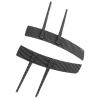 Keenso Front Bumper Canard, ABS Carbon Fiber Style Universal Airflow Spoiler for Car, with Self Adhesive Tape for Easy Installation view 4
