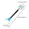 FashionCha Interactive Grabber Robotic Claw Toy Robot Hand Strong Grasping Tool Mechanical Pull Handle Material Suitable for Child Motor Skills Indoor Pl, Blue view 4