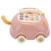 Funien Simulation Baby Phone Toy Analog Phone Chinese and English Language Applicable Scene: Infants and Babies Plastic 4.9 X 6in (Roseate) view 3
