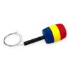 MEGA Vending Three-Color Round Hammer with Black Handle Red, Yellow, and Blue Segments - for Arcade Machines Such As Whack-A-Mole, Music Rhythm Games, and Drum Machines view 3