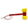 MEGA Vending Plastic Arcade Hammer Double Sponge Head (Yellow) - Designed for Arcade Machines Such AS Whack-A-MOLE, Music Rhythm Games, & Drum Machines view 4