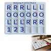 2026 New Mahjong Solo Practice Board, 3D Printed 24-Slot Training Board for Tile Arrangement & Strategy, Portable Lightweight (7.8x8.8x0.32 inches), Standard Tiles (Blue), Beginners to Pros view 1