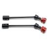 RC Cars Models Compatible with Traxxas for MAXX for Widemaxx 1/10 RC Car Parts 4Pcs Steel Extended Drive Shaft CVD with Splined Wheel Hex(Red) view 3