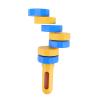 Naroote Wooden Balance Toy, Handheld Wooden Balancer, 360 Swing Design Balancer with Hand Eye Coordination Function, Ideal for Kids & Adults, Fine Motor Skills, Beechwood view 1