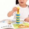 Naroote Wooden Balance Toy, Handheld Wooden Balancer, 360 Swing Design Balancer with Hand Eye Coordination Function, Ideal for Kids & Adults, Fine Motor Skills, Beechwood view 2