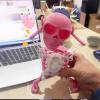 3D Printed Dancing Skeleton Toy, Wind Up Mechanical Wobble Skull Figurin*, Funny Shaking Skeleton Prank Toy, Automatic Swing Desktop Fidget Ornament for Halloween Party Gift (White) view 4