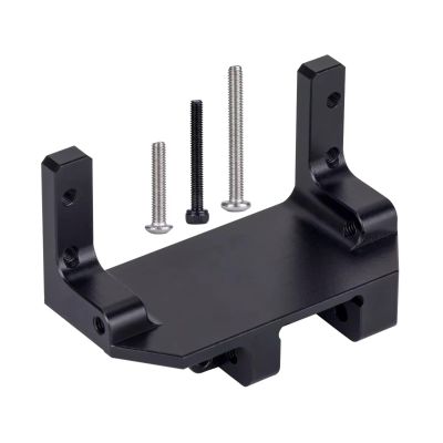 RC Upgrades for SCX10 III 1/10 AR45P Portal Axle Servo Mount 4-Link Suspension RC Crawler Car Aluminium Alloy Upgrade Parts(Black)