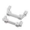 RC Modifications Spare for Axial 90047 for Wrangler for SCX10 II 90046 1/10 Metal Front Rail Bumper Mount Servo Bracket RC Crawler Upgrade Parts(Silver) view 1