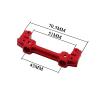 RC Modifications Spare for Axial 90047 for Wrangler for SCX10 II 90046 1/10 Metal Front Rail Bumper Mount Servo Bracket RC Crawler Upgrade Parts(Silver) view 3