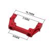 RC Modifications Spare for Axial 90047 for Wrangler for SCX10 II 90046 1/10 Metal Front Rail Bumper Mount Servo Bracket RC Crawler Upgrade Parts(Silver) view 4