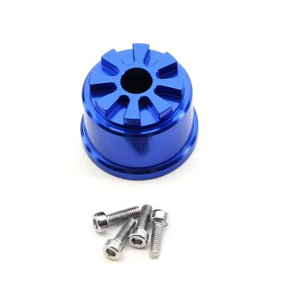 RC Repair Parts Compatible with TRAXXAS for Summit 1/10 RC Car Upgrade Modification Replacement Parts Accessories Metal Diff Case 5681(Blue)