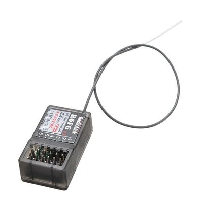 R6FG 2.4Ghz 6CH Gyro RC Receiver for RC6GS RC4GS RC4G Radiolink Transmitter Replacement