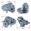 RC Crawlers Models for Axial for Capra for SCX10 AXI03004 for Buggy 1/10 Metal Gearbox Dig Transmission Complete Case RC for Unlimited Trail Parts view 2