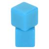 ToysCentral Basics Dice Set, 6Pcs Plastic Hexahedral Cubes, Customizable Paintable Cubes for Classroom Crafts, Board Games & Math Teaching, Ideal for DIY Educational Activities (Blue) view 3