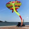 12.5M 3D Soft Ray Kite, Large Animal Beach Kites Easy to Fly Easy to Fly(B) view 1
