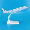 ALHROEUO Miniature Scale 1 235 16cm Airplane Model Aircrafts Airbus A320-200 for China Eastern ABS Metal Plane Flying Toy Game Kits view 2