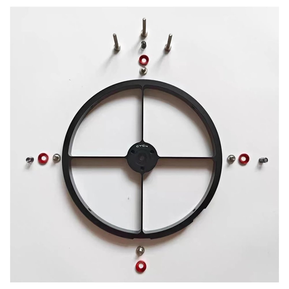 150mm 200mm 150/750 200/1000 One Piece Secondary Mirror Stand Alloy with Screws Astronomical Telescope Part(150750)