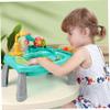 KUYYFDS Sand Water Tables, Water Table for Toddlers 1 Set Electric Waterproof Circulated Sensory Table with Flower Waterwheel Detachable Cute Kids for Fishing Game Pretend Play view 4