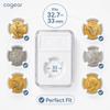 15 Pack 33mm Coin Slab Display Holder, Clear Acrylic Four-Point Fixation Coin Collection Box for U.S. 1 oz Gold & Platinum Eagles, 1 oz Gold American Buffalo and Other 32.7mm Coins, (15Pcs) view 4