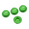 FLMLF Metal Enclosed Wheel Nut Cap 24mm for 1/5 HPI ROFUN ROVAN King Motor Baja 5B 5T 5SC SS Remote Control Car Parts (Green) view 3
