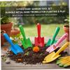 Bucket Trowel, 8pcs Toddler Gardening Set, Kids Shovels for Digging Dirt - Metal Mini Bucket Trowels with Flower-Shaped Handles (Random Colors) Kids Gardening Tools Tools view 3