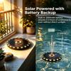 2026 Bath Fountain for Kids, Bath Tub Fountain, Solar Powered Floating Bathtub Water Spray with Colorful LED Lights, 8 Spray Modes for Bath, Pool & Tub Ambiance view 2