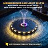 2026 Bath Fountain for Kids, Bath Tub Fountain, Solar Powered Floating Bathtub Water Spray with Colorful LED Lights, 8 Spray Modes for Bath, Pool & Tub Ambiance view 4