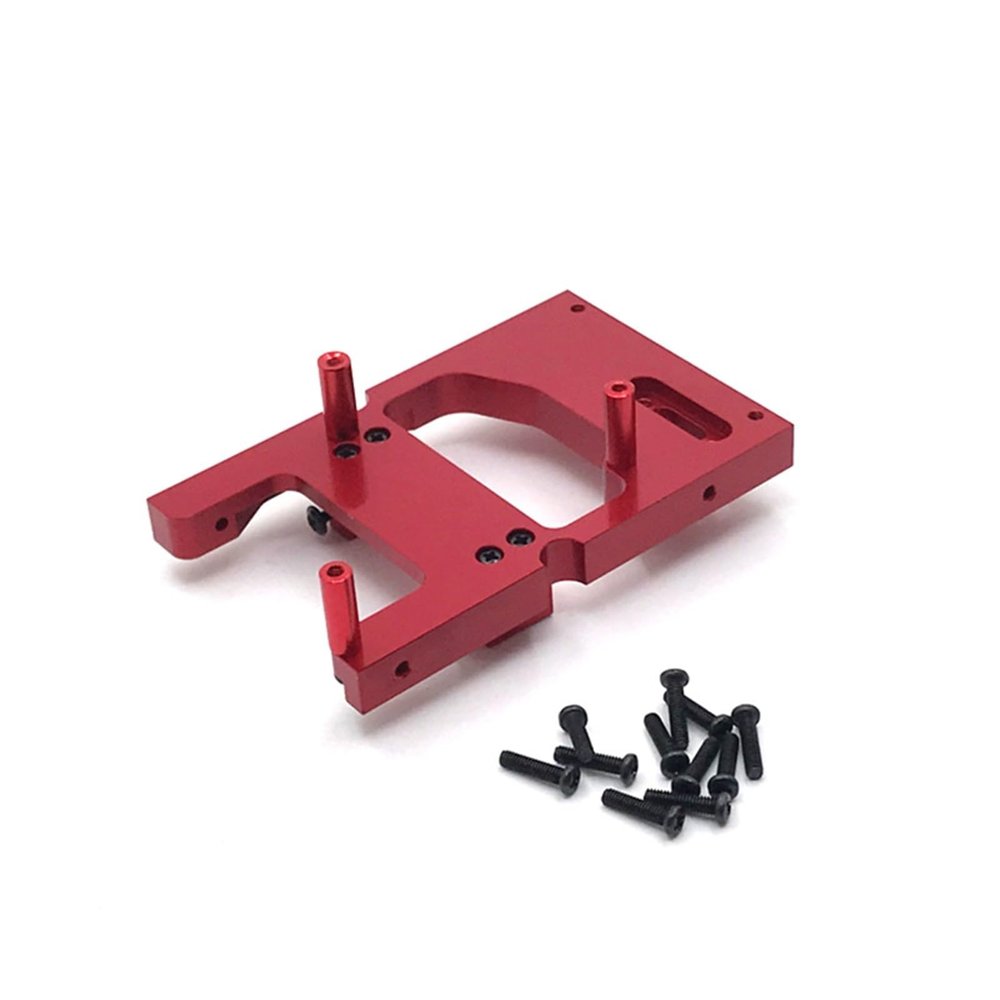 HERAUMB Metal Upgrade Servo Mount for WPL C14 C24 B14 B24 MN D90 D91 D96 99S Car Parts(Red)