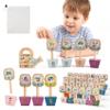 Wooden Alphabet Matching Game for Kids Ages 3-5, ABC Alphabet Learning Toy view 1