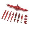 MYHWDRNU RC Car Parts Compatible with Wltoys 124006 12423 12427 12428 12429 Metal Rear Axle Drive Shaft Shock Absorber Trailing Arms 1/12 RC Car Parts Kit(Red) view 1