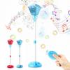 Automatic Bubble Machine, 2026 New Light Up Bubble Torch Garden Lamp with Adjustable Height Up to 47 Inche with LED Lights & Music for Birthday Party Garden Yard (Blue) view 1