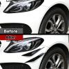 4PCS Car Front Bumper Canard Lips for Lexus RC 2014-2025, Car Spoiler Fin Trim Air Knife Splitter Exterior Decoration Kit Body Shapers Winglets,Red view 4