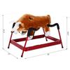 Sturdy & Safe Toddler Spring Rocking Horse Plush Soft Seat, Stable Metal Springs, Indoor/Outdoor Ride-On Toy Gift view 4