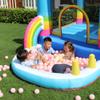 Doctor Dolphin Rainbow Inflatable Bounce House for Kids, Kids Bouncy Castle Slide Combo, Outdoor Indoor Inflatable Jumping Bouncer Playhouse with Blower-62112 view 2
