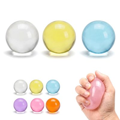 2026 New Coconut Oil Stress Ball, Dumpling Squishy Coconut Squeeze Stress Shapeable Ball, Non-Sticky Slow Rising Squeeze Balls, Portable Desk Squishies for Relaxation and Focus (3PCS A)