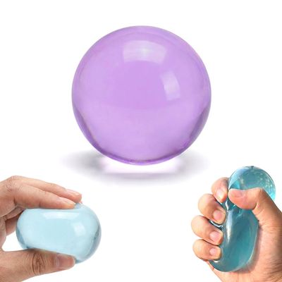 2026 New Coconut Oil Stress Ball, Coconut Squeeze Stress Shapeable Ball, Non-Sticky Slow Rising Squeeze Balls, Portable Desk Squishies for Relaxation and Focus (Purple)