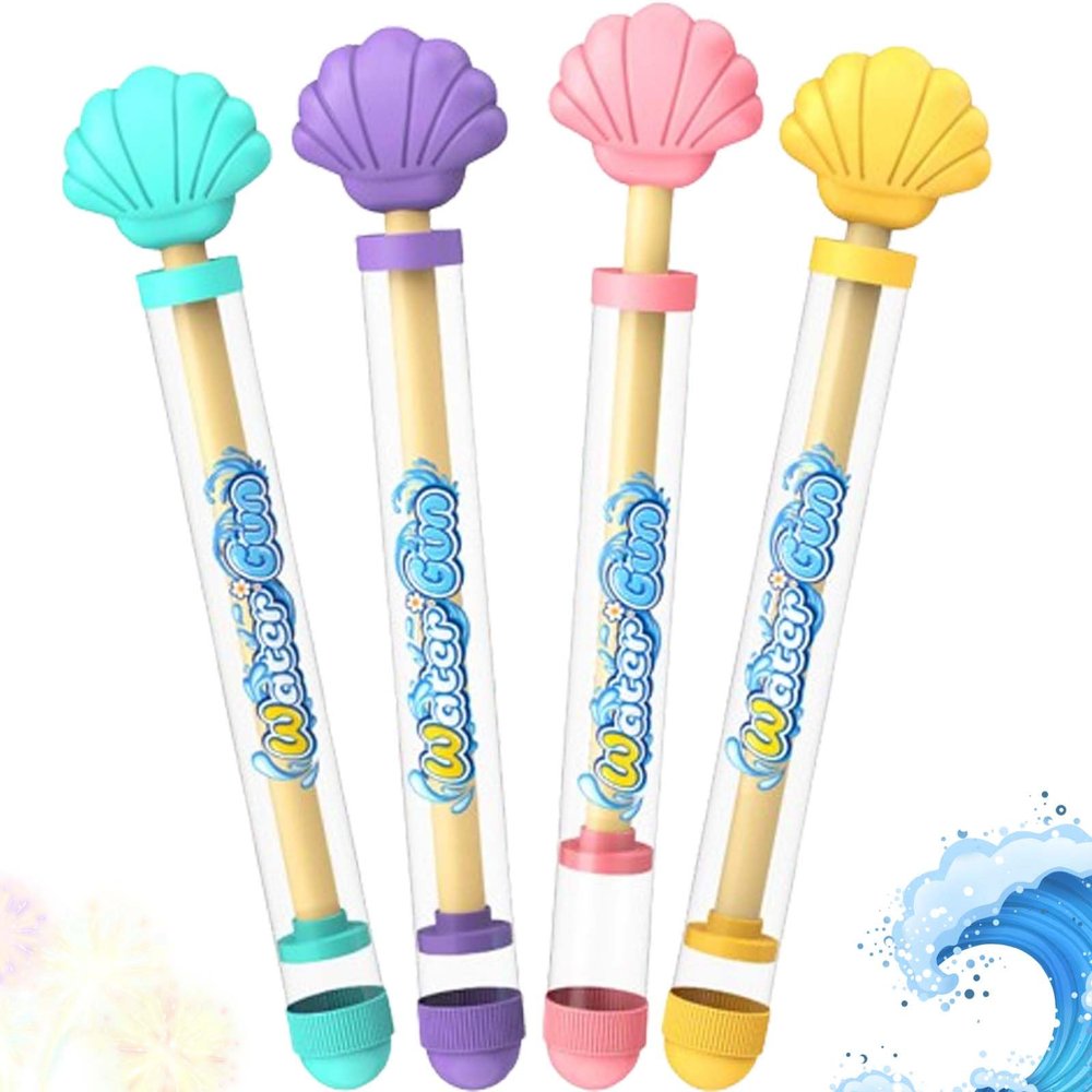 2026 Glowing Rainbow Led Water Blaster,Firework Water Gun with Lights,Firework Water Spray Gun,High Pressure Pull-Out Sprinkler Spray Toys for Bathing, Pool, Party Entertainment(4PCS-B)
