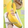 18cm/7in Giant Jumbo Strawberry Squishy, Slow Rise Squeeze Toy, Big Fruit Squishy, Large Fruit Jumbo Toy for Stress Relief Adults Party Gift (45CM/17.7IN Bannana) view 2