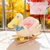 Rocking Horse Kids Ride-On Toy Soft Plush Seat, Sturdy Non-Tip Base, Safe Toddler Gift view 3