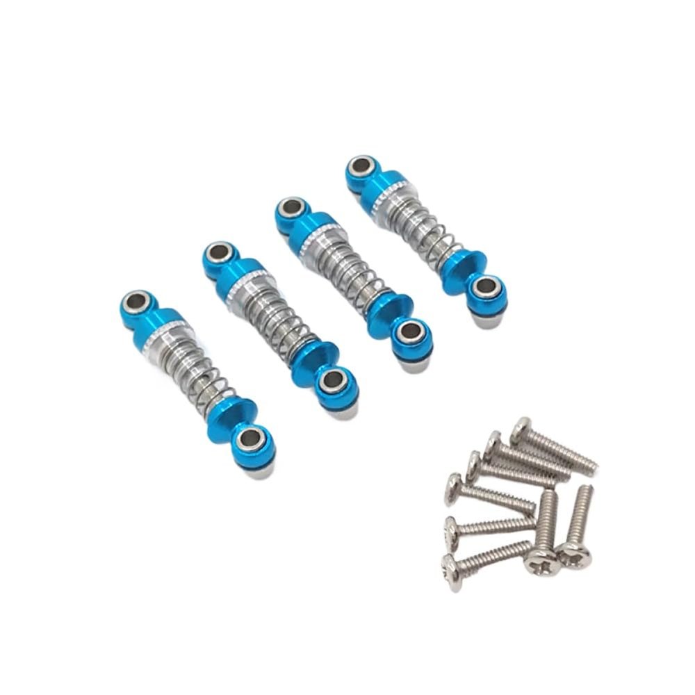 Metal Upgrade Adjustable Shock Absorber with Screw Compatible with 1/28 284131 K969 K979 K989 K999 P929 P939(Sky Blue)