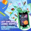 Buachois Kids Smart Phone Toy,2.8" Touchscreen Learning Phone with Dual Camera,Music Games,8GB Card,Educational Birthday Gift (Green Dinosaur) view 3